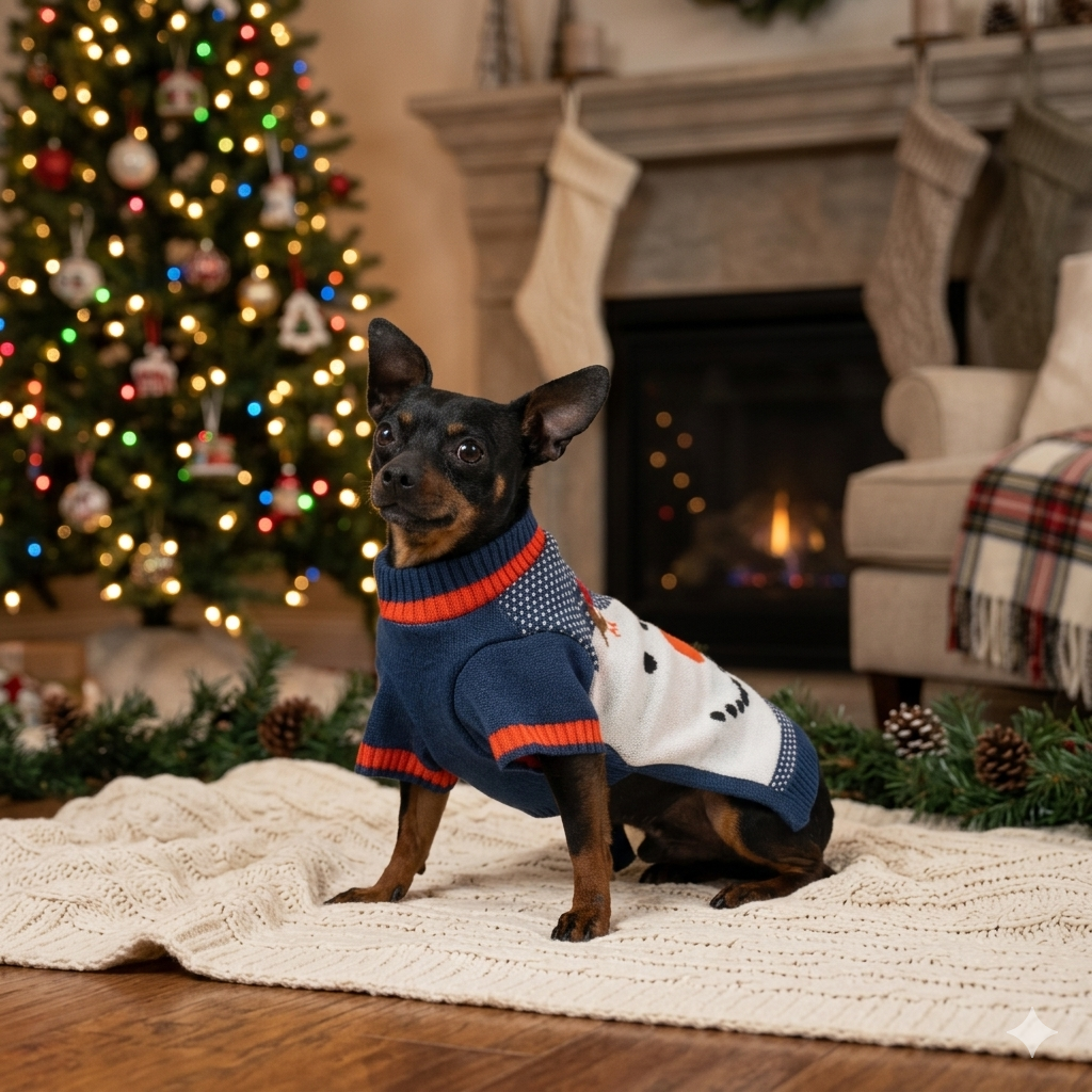Suéter navideño para perro Frosty
