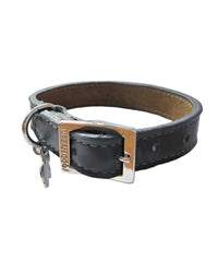 Collar liso de piel