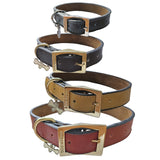 Collar liso de piel