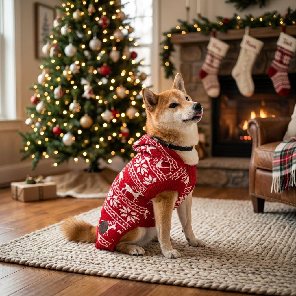 Suéter navideño para perro Nochebuena